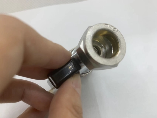 Высокое давление НПТ клапан латуни масляного газа 1/2 дюйма женского натянутого кованого латуни газового шарового клапана