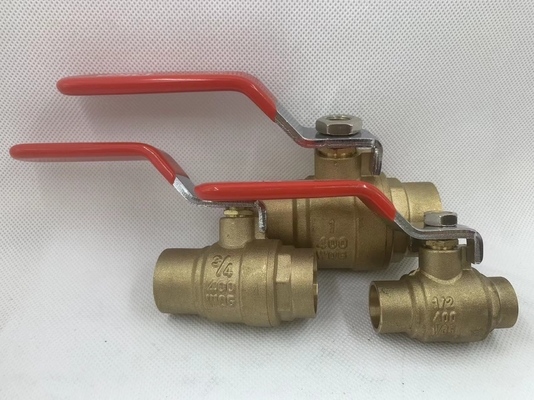 Мексика горячая продажа 1/2 дюймов газа женского натянутой кованой латуни полностью сварный шаровой клапан