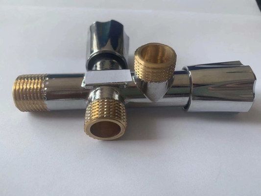 Новое устройство с двойной рукояткой из меди, свинцовый 3-угольный клапан.