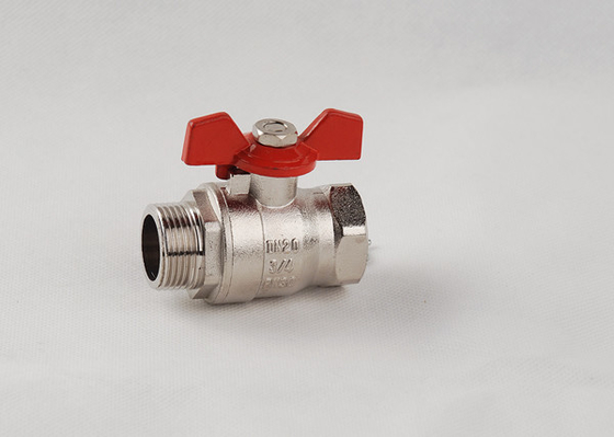 шариковый клапан Dn15-Dn50 меди шарикового клапана ручки бабочки 1/2inch для газа