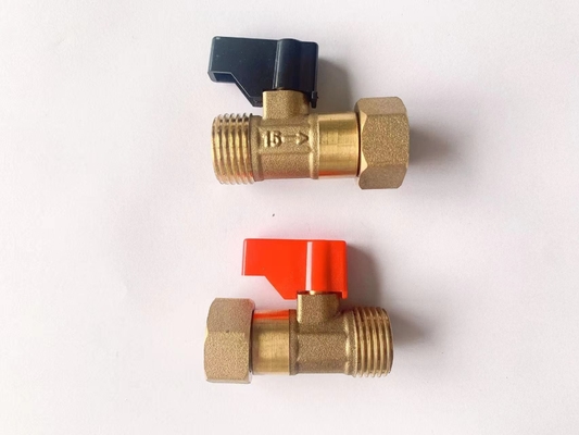 Ручной угловой вентиль OEM 1/2inch латунный с ручкой сплава цинка