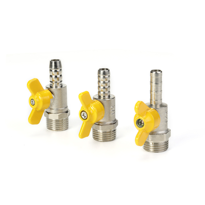Ручные латунные штуцеры клапана для впуска горючей смеси 1/2inch для нормальной температуры