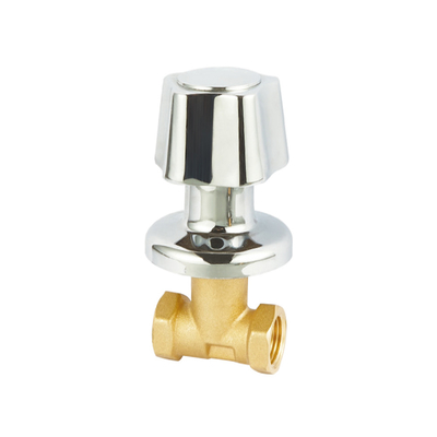 Стандартный латунный скрытый клапан воды 1/2-6inch отключенный с ручкой антиржавейной