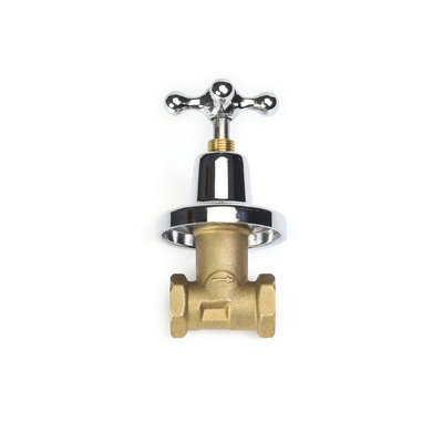 клапан стопа 1/2inch шарика OEM плакировкой хрома горячий прямой латунный