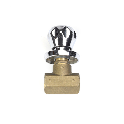 клапан стопа 1/2inch шарика OEM плакировкой хрома горячий прямой латунный