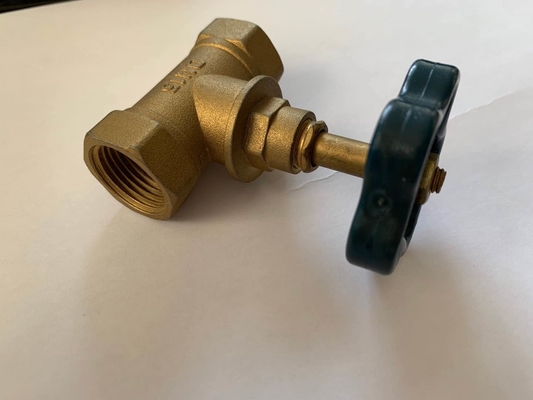 1/2» клапан стопа DN20-NPT угла поворота x 3/8&quot; 1/4 латунный продело нитку