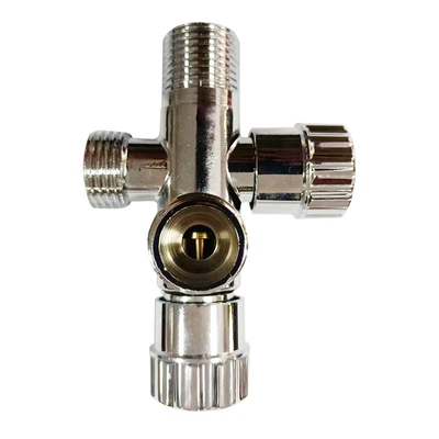 Горячий продавая угловой вентиль Chrome воды 1/2inch штуцеров bathroom холодный латунный покрыл